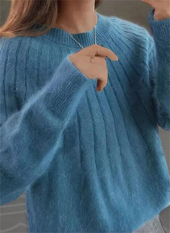 Πλεκτό πουλόβερ από μασίφ κασμίρ