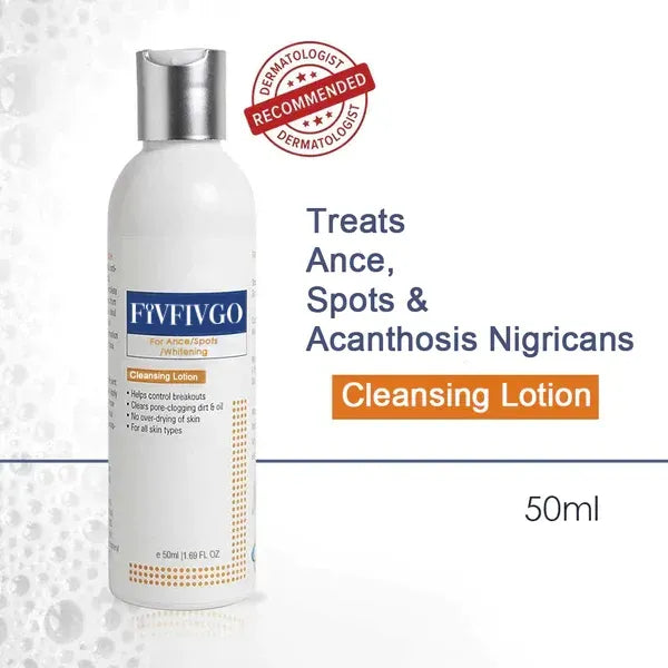 Fivfivgo™ Cleansing Lotion για Ακμή, Σπυράκια και Ακάνθωση Nigricans